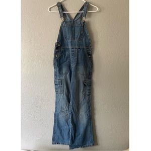 Vintage denim overalls
